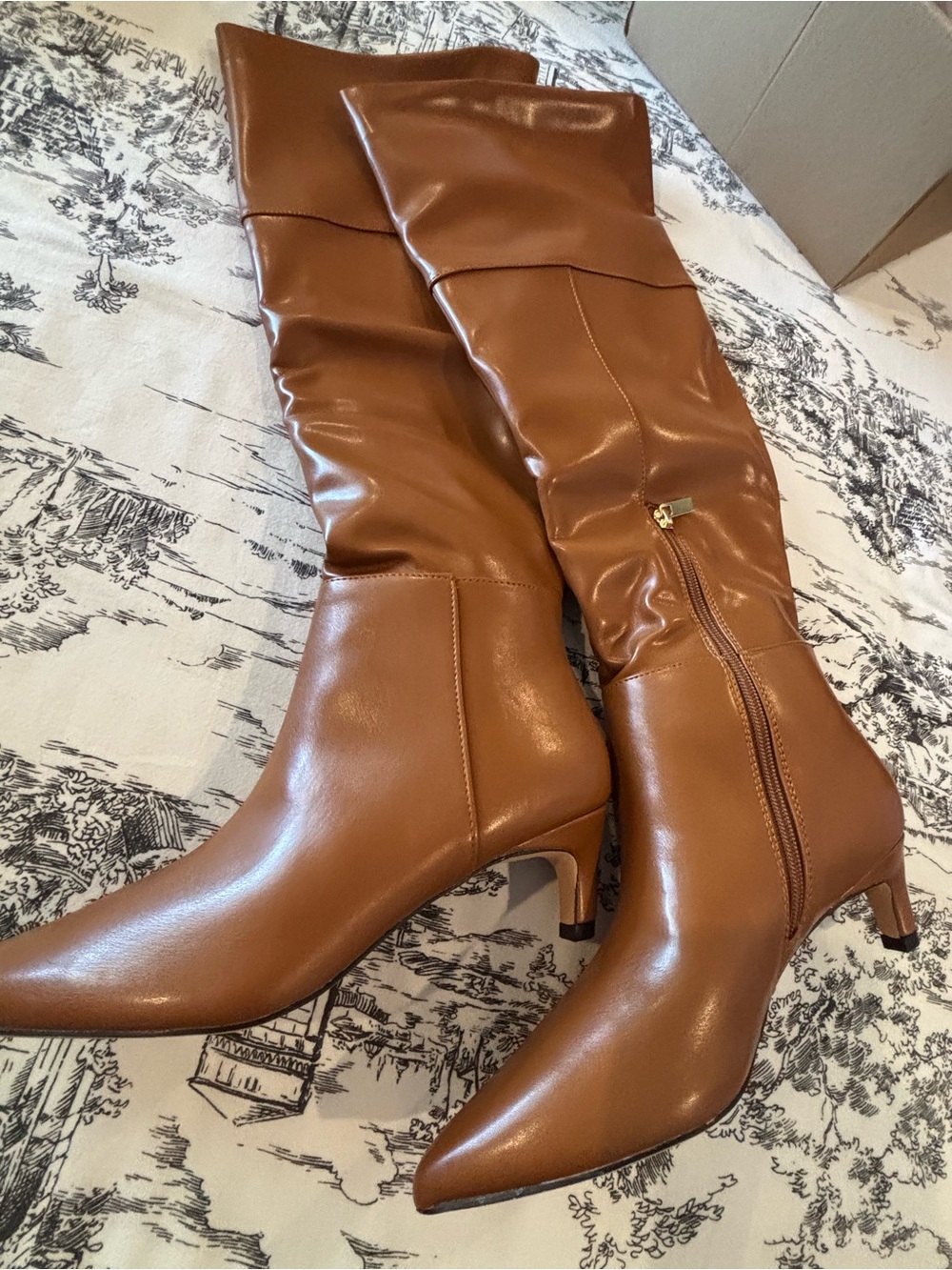 Women's Tall Over-the-Knee Boot - Tan - Picture 4 of 8